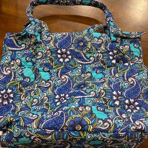 Turquoise cloth purse